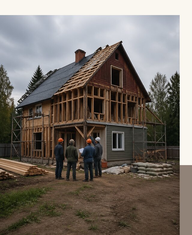 Реконструкция дачного дома в Борисоглебске под ключ с проектом
