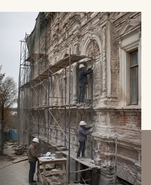 Реставрация объектов культурного наследия под ключ в Борисоглебске