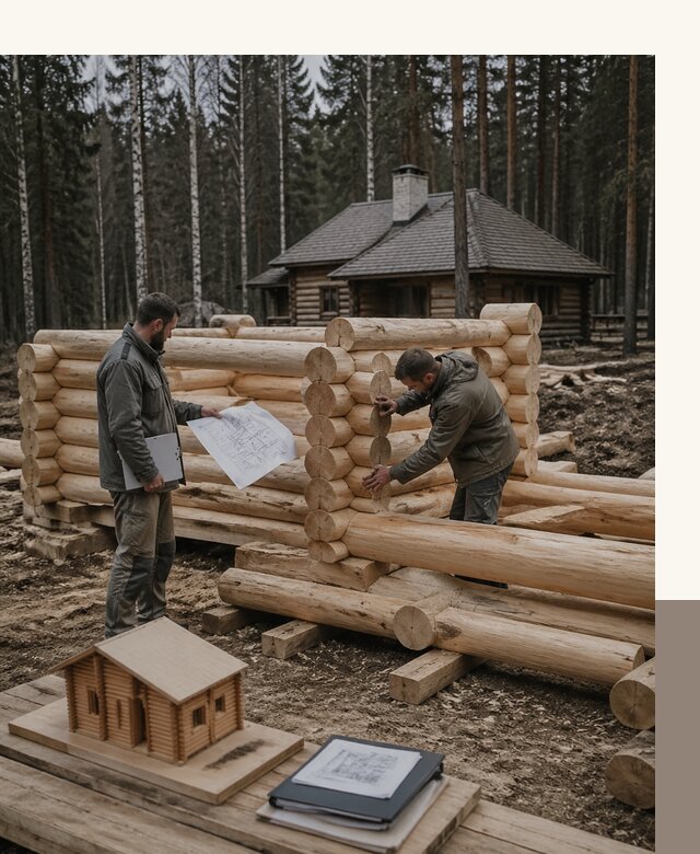 Проектирование и строительство домов из бревна в Борисоглебске